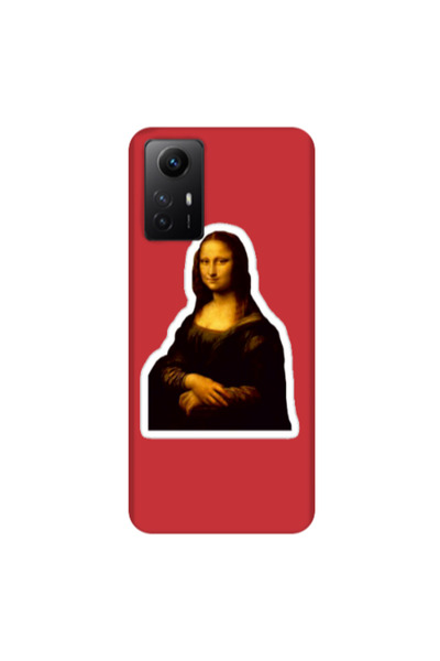 Other Xiaomi Redmi Note 12s Davinci Red Colored Silicone TPU Θήκη