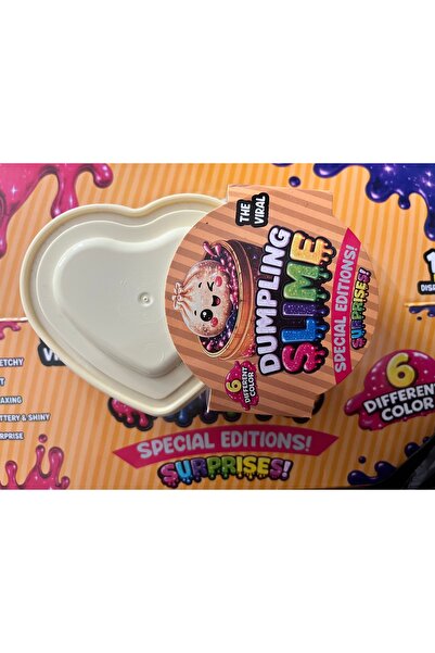 iz accessories 16 Dumpling kalpli veya yuvarlak Slime Sürpriz Paket - Renkli ...