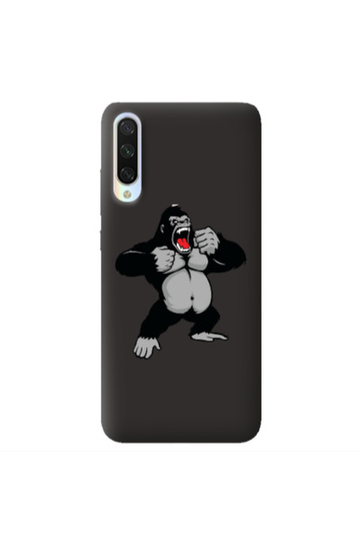 Other Xiaomi Mi 9 Lite Angry Gorilla2 Black Colored Silicone TPU Θήκη