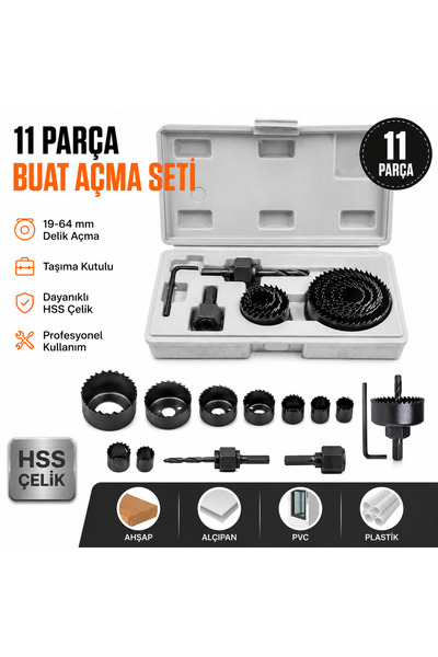 TITEX 11 PARÇA BUAT AÇMA TESTERE SETİ