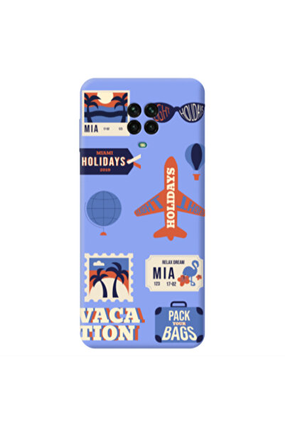 Other Xiaomi Redmi Note 9 Pro Vacation Light Purple Colored Silicone TPU Θήκη