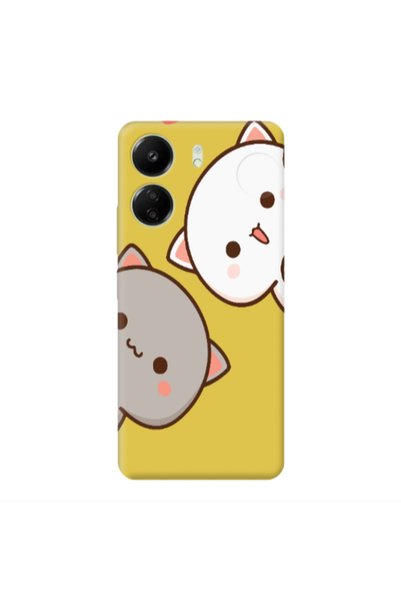 Other Xiaomi Redmi 13C We are here Yellow Colored Silicone TPU Θήκη