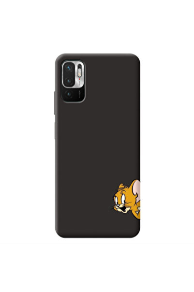 Other Xiaomi Redmi Note 10 Pro 5G Jerry 2 Black Colored Silicone TPU Θήκη