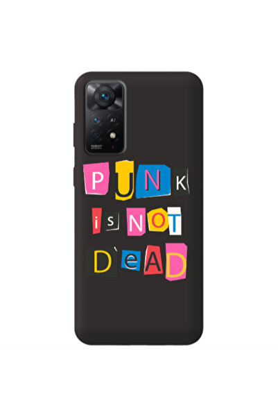 Other Xiaomi Redmi Note 11 4G Punk is not Dead Black Colored Silicone TPU Θήκη