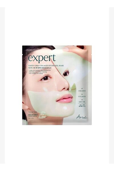 Ariul Expert Green Cera Collagen Hydrogel Mask - Ceramide & Collagen Repairin...