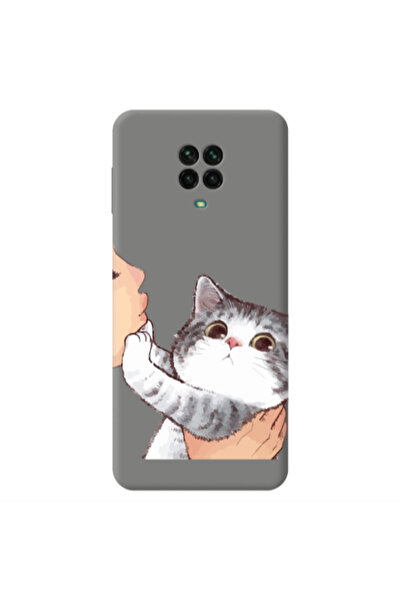 Other Xiaomi Redmi Note 9 Pro No Kiss Grey Colored Silicone TPU Θήκη