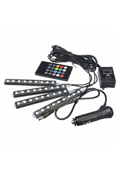 OEM Σύστημα Εσωτερικού Φωτισμού Αυτοκινήτου RGB 9SMD 12v 8105