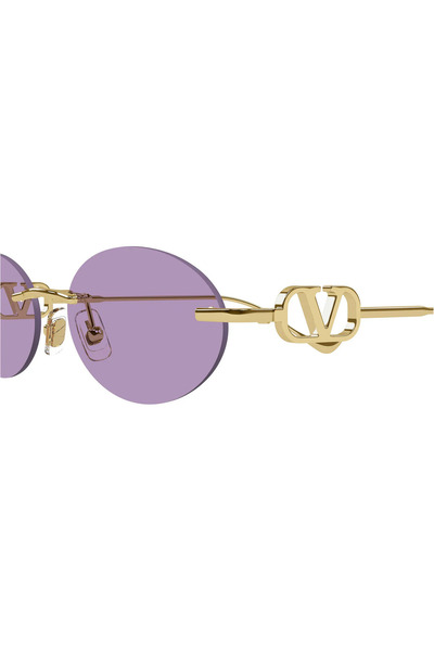 Valentino VG0032S 004 Gold Violet Rimless Oval Gunes Gozlugu