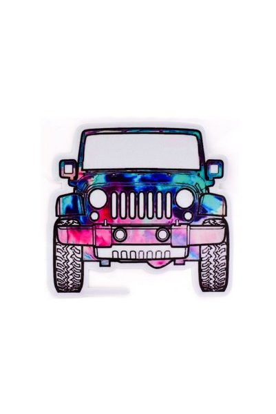 OEM Μονό Αυτοκόλλητο Αδιάβροχο – Jeep Colorfull