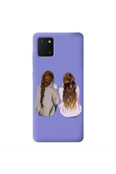 Other Samsung Note 10 Lite Friends Purple Colored Silicone TPU Θήκη