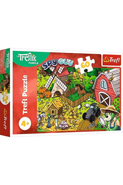 Trefl Puzzle Trefliki na Farmie, 60 piese, 330x220mm,