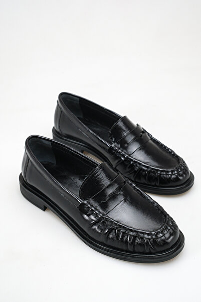 Ayakkabı Delisiyim Genuine Leather Women's Loafer Shoes Non-Slip Sole Vanessa