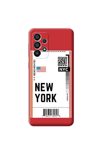 Other Samsung A33 New York NYC Red Colored Silicone TPU Θήκη