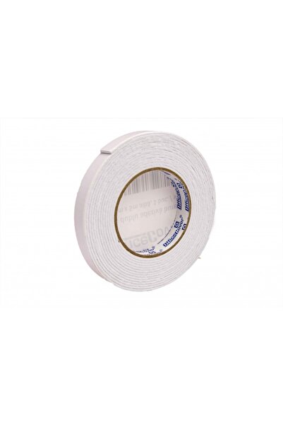 MC Micostore Banda dublu adeziva Office-Cover, buretata, 18mm x 5m, alb