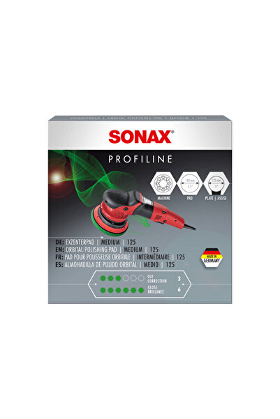Sonax PROFILINE Σφουγγάρι Γυαλίσματος Μεσαίο Πράσινο για Εκκεντρικά 140mm