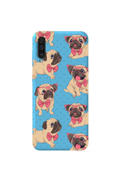 Other Samsung A70 Dog Spectacled Blue Colored Silicone TPU Θήκη