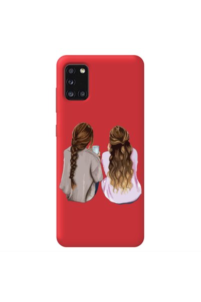 Other Samsung A41 Friends Red Colored Silicone TPU Θήκη