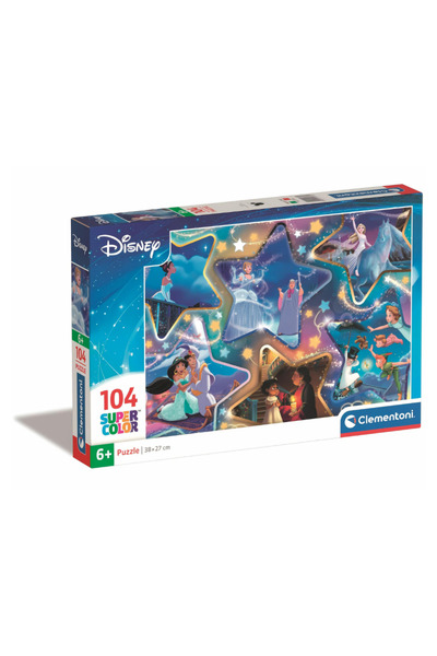 MC Micostore Puzzle carton 104 piese Desene Magice Disney, 25766, +6 ani