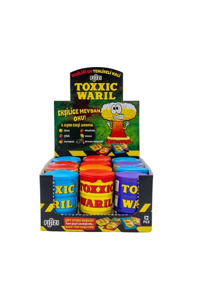 Toxic Waste TOXXIC WARIL 40 gr ekşi şeker Türk üretimi
