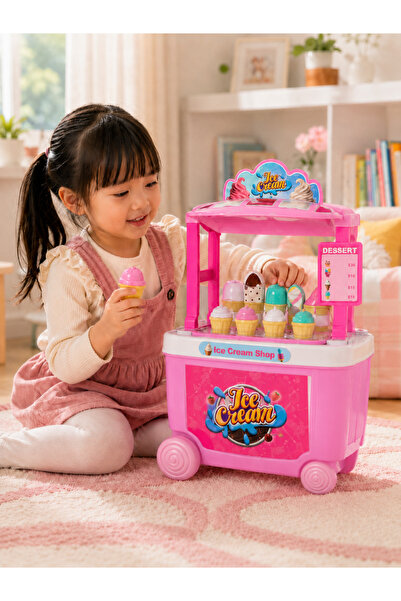 JRK Kutulu Ice Cream Eğlenceli Oyun Seti - Mini Dondurma Dükkanı