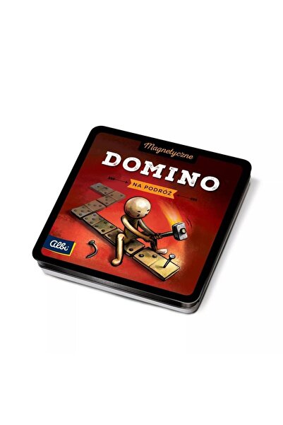 OEM Domino Magnetic de Călătorie ALBI - Joc pentru 2 jucători, 4+ ani