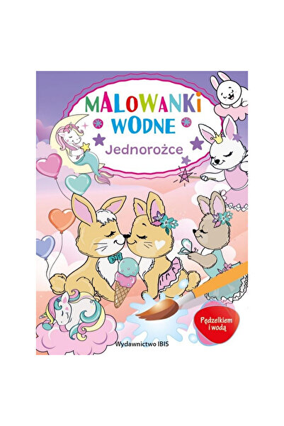 OEM Ibis Books Malowanka cu pensula de apă și apă Unicorni