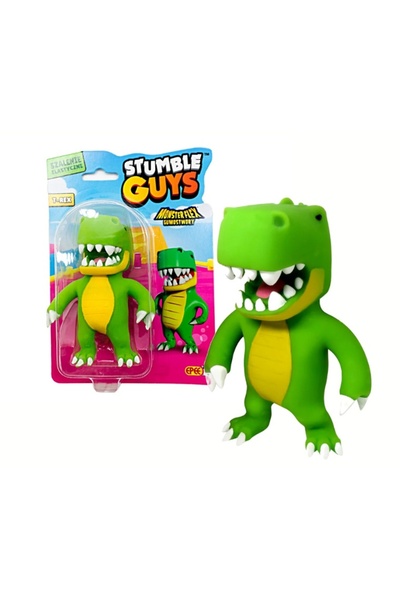 OEM Figurina T-Rex, Monsterflex, 11 cm, Stumble Guys, set de colectie
