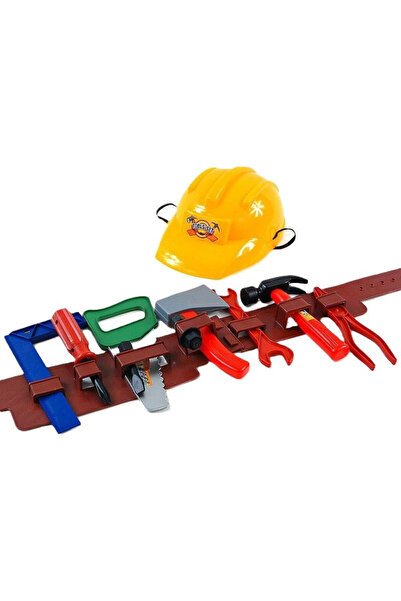 OEM Figurina ADAR set unelte cu casca si curea multicolor 63x18cm
