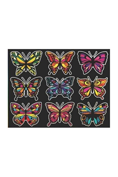 OEM Colorvelvet carton de colorat din catifea Fluturi 47x35 cm