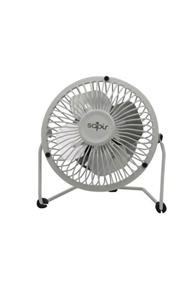 SAPIR Ventilator de birou USB, SAPIR, 2.5 W, 5 V, 13 cm, Alb
