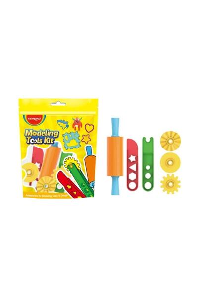 OEM Set de unelte pentru plastilină Keyroad – presă, cuțit, 3 forme rotunde, ...