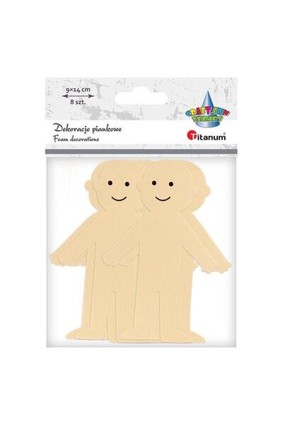 OEM Decorațiuni din spumă, figurine nude 9x14 cm, 8 bucăți.