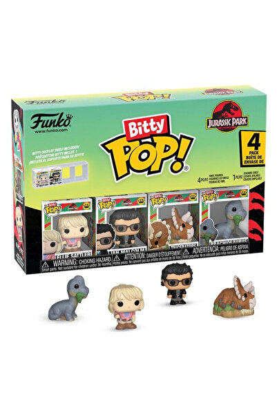 OEM Jurassic Park Bitty POP! Pachet de 4 Triceratops 2,5 cm