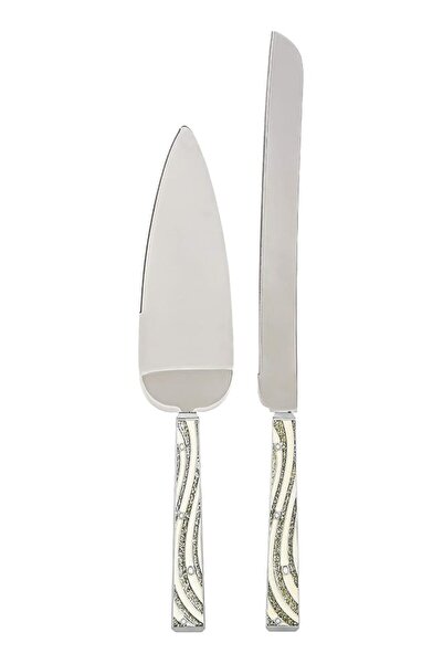 The Bros Orient Cake Knife And Server Set,Multi Color