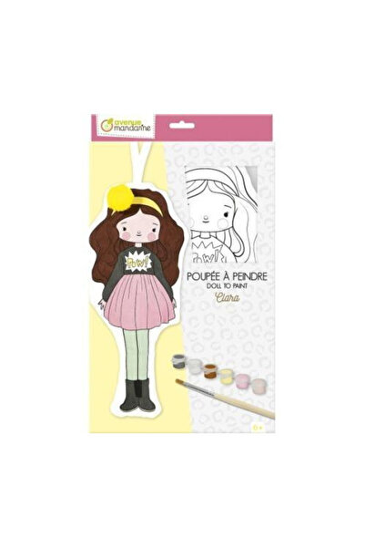 OEM Papusa Clara pentru pictat din material textil Clairefontaine 6+