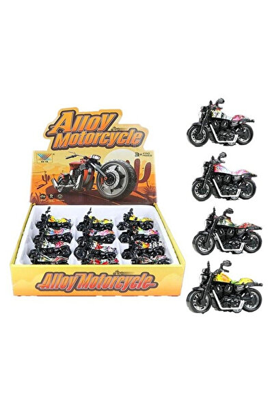 OEM Puckator motocicletă jucărie cu mecanism pull-back, mini, culori asortate...