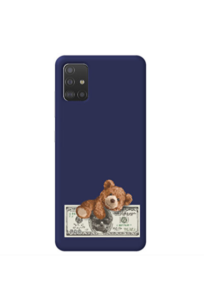Other Samsung A71 Money Style Dark blue Colored Silicone TPU Θήκη