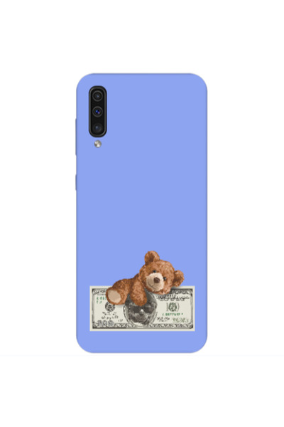 Other Samsung A50 Money Style Light Purple Colored Silicone TPU Θήκη