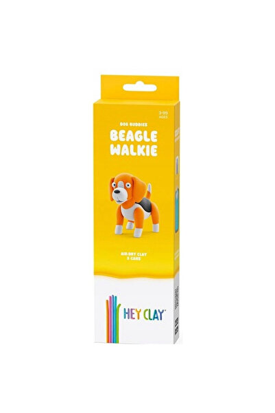 TM TOYS Masa plastica Hey Clay HC30152 Beagle, usoara, moale, multicolor, pen...