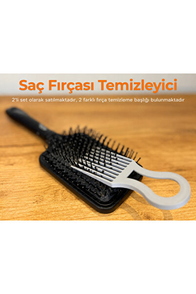 Print Zone Practical Comb and Hair Brush Cleaner - Bristle, Hair, and Lint Co...