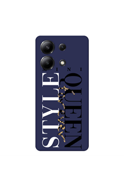 Other Xiaomi Redmi Note 13 4G Mini Quen Forever Dark blue Colored Silicone TP...