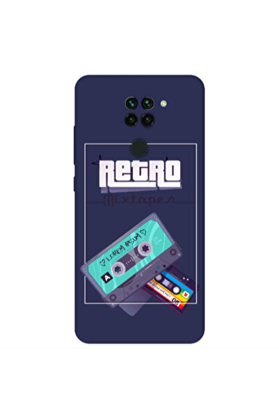 Other Xiaomi Redmi Note 9 Mixtapes Dark blue Colored Silicone TPU Θήκη