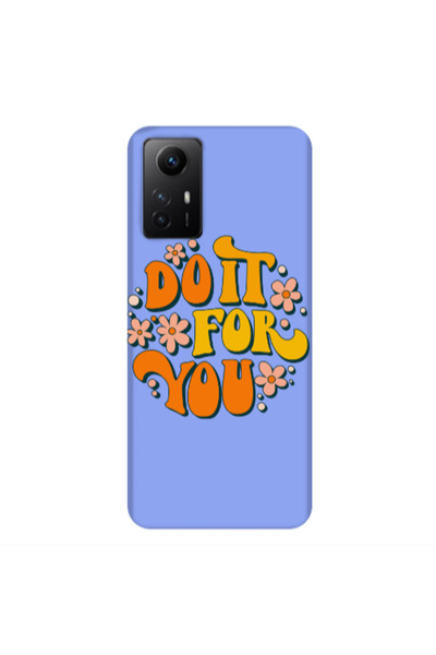 Other Xiaomi Redmi Note 12s Do it For You Light Purple Colored Silicone TPU Θήκη