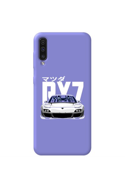 Other Samsung A70 Car Rx7 Purple Colored Silicone TPU Θήκη