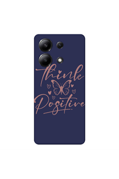 Other Xiaomi Redmi Note 13 4G Think Positive Dark blue Colored Silicone TPU Θήκη