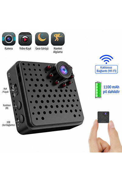 Wevolt YENİ MB-30 WİFİ ŞARJLI MİNİ GÜVENLİK KAMERASI