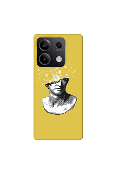 Other Xiaomi Redmi Note 13Pro 5G Space Statue Yellow Colored Silicone TPU Θήκη