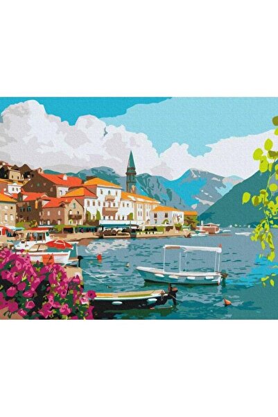 Twoje Hobby Pictura pe numere Lato w Zatoce, kit 40x50 cm, 25 culori, multico...