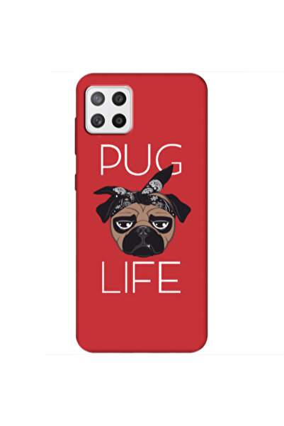 Other Samsung A22 5G Pug Life Red Colored Silicone TPU Θήκη