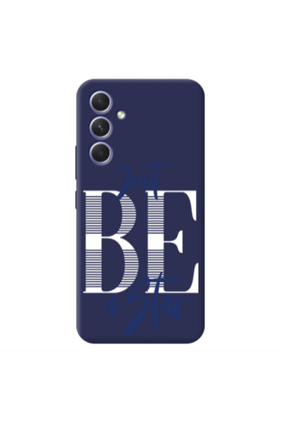 Other Samsung A54 Just Be a Star Dark blue Colored Silicone TPU Θήκη